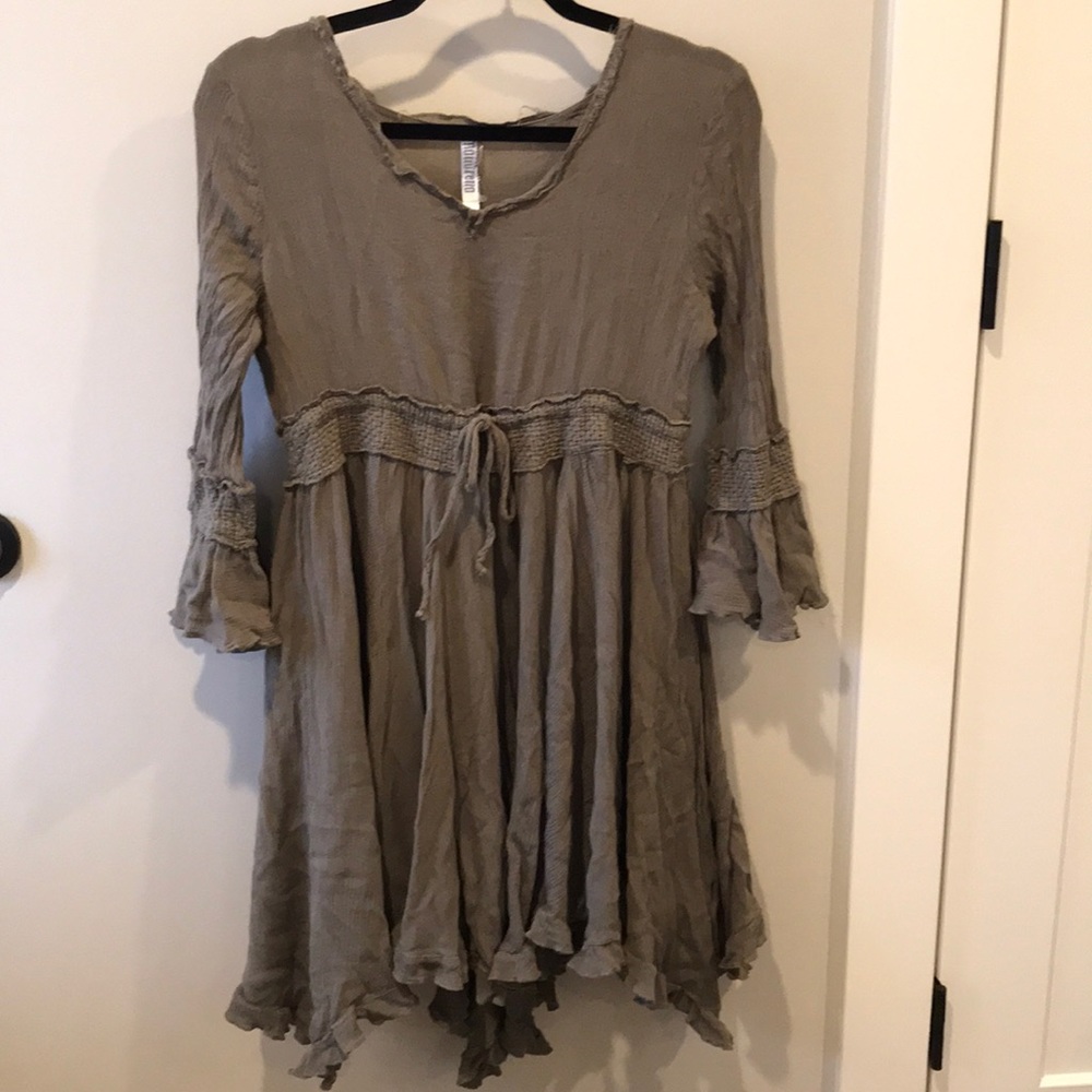 Olive green tunic/dress